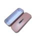 Embossed Lid Lipstick Packaging Small Rectangular Tins With White Print Inner