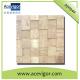 Uneven surface mosaic tiles for wall decoration