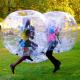 inflatable giant wubble adult size human clear glass bubble body bumper bubble knocker ball soccer football suit for sal