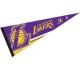 Fade Resistant Felt Pennant Banner , 15x20cm NBA Sport Flags Banners