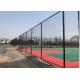 PVC Coated Highway Galvanized Chain Link Fence ISO9001 Approval