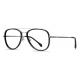Unisex Aviator Eyeglasses Optical Frames , Plastic Metal Mixture Eyeglass Frames Designer