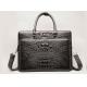 Crocodile leather men's handbag fashion new one-shoulder slant across business handbags fashion briefcases