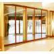 Aluminum Frameless Operable Sliding Glass Partition Wall 12mm Thickness