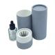 Cosmetic Bottles Cardboard Tubes Perfume Cylinder Packaging Boxes With Paper Insert