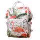 Unisex Flamingo Land Nappy Bag , Diaper Storage Bag Multifunctional Universal Fit