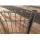 ISO9001 2001 Round Post 5mm Welded Roll Top Fencing