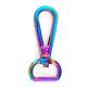 Alloy Fashion 20mm Rainbow Designer D Snap Hook for Customized Handbag Accessories