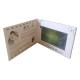 Newest style 7" touch screen veido card video greeting card video brochure for