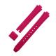 SHX Silicone Rubber Watch Strap Bands 15x8mm Narrow Watch Strap