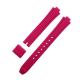 Waterproof Silicone Rubber Watch Strap Pantone Color 15x8mm