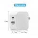 USB Type C 100-240V Dual Port Charger 20W Foldable Plug For IPhone 13 Pro Max