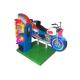 Colorful Coin Operated Kiddie Ride , Shopping Mall Super Motorcycle Kiddie Ride