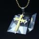 Fashion Top Trendy Stainless Steel Cross Necklace Pendant LPC314