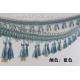 Handmade fashionable chain beads lace tassels fringes for curtain/sofa/pillow/stage decoration