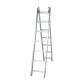 Silver 6.24m 2x13 Foldable Extension Ladder