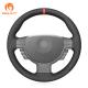 MEWANT For Opel Corsa C 2000-2006 / Combo C 2001-2011 Car Wholesale Suede Steering Wheel Cover Red Strip Drop Shipping Service