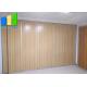 100mm Thick Fireproof Operable Partition Office Movable Folding Sliding Walls