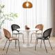 Modern Dining Room Chairs Nordic Cafe White And Black Simplicity Wood Chair