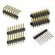 1.27mm pitch  Dual Row  Double plastic DIP 2*30 P male pin header socket