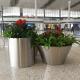 CAD Drawing Decorative Indoor Flower Pots Large Galvanized Pots For Plants