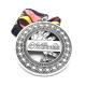 Gold / Silver / Bronze Plated Custom Logo Medal For Sport Zinc Alloy Paint Hollow