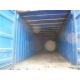 Blue Second Hand 40 Foot Open Top Container Volume 65.9 Cbm 12.19m Length