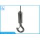 7x7 Or 7x19 Brass Metal Wire Rope Clamp Steel Cable Gripper With Hook