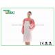 Soft Touching Disposable Non Woven Apron With Thin Neck Gallus