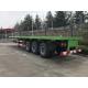 13T Loading Capacity Howo Flatbed Semi Trailer With Air Suspension