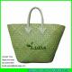 LUDA fashion lady's natural seagrass basket handbag beach straw bag