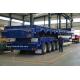4 axle 80ton low loader trailer Semi-Low Bed with Hydraulic Loading Ramp - TITAN VEHICLE