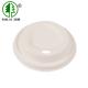 80mm Biodegradable Disposable Cup Covers Eco Friendly Cup Lids Pulp Molding