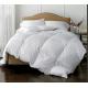 Polyester Fabric White Duck Feather downproof  Quilt , High Grade Light weight Comforter