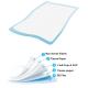 Waterproof Backsheet Disposable Bed Underpads 60*40cm Hospital Bed Pads