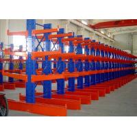 Heavy Duty Metal Structural Cantilever Rack Lumber Storage Double Face Custom