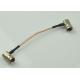 F Male To F Male RF Cable Assemblies 1GHz Frequency For Communication Equipment