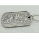 2.0 Inch Zinc Alloy Personalized Dog Tags Die Casting , Soft Enamel Tags