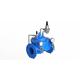 Blue Diaphragm Water Pressure Flow Reducing Valve With Stainless Steel 304 Pilot
