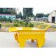 Customized 500kg manual rail flat cart for bay cargo handling with push/pull rod