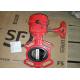 Size 80mm Signal Wafer Butterfly Valve Water Medium For Fire Protection