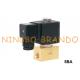 24V 220V Compact Brass Solenoid Valve 2 Way Normally Open 1/4'' 3/8'' 1/2''