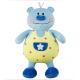 Blue Kid / Baby Music Plush Toys Customized For Early Learning