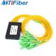 FTTH ABS Box Type 1*4 Optical PLC Splitter SC APC UPC  Single Mode