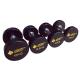 PU Weight Lifting Dumbbell 50kgs Rubber Round Dumbbell Customized Logo