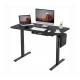 Custom Black Electric Standing Desk Minimalist Dual Motor Classroom Book Table for Study