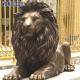 Outdoor Life Size Lion Bronze Statue Bronze Lion Sculpture 110cm