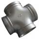 High End Ductile Iron Pipe Fittings , Grooved Pipe Couplings Equal Cross Epoxy