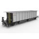 60T Payload Hopper Wagon , 65m3 Coal Hopper Car 1435mm Track Gauge