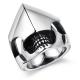 Tagor Jewelry Super Fashion 316L Stainless Steel Ring TYGR167